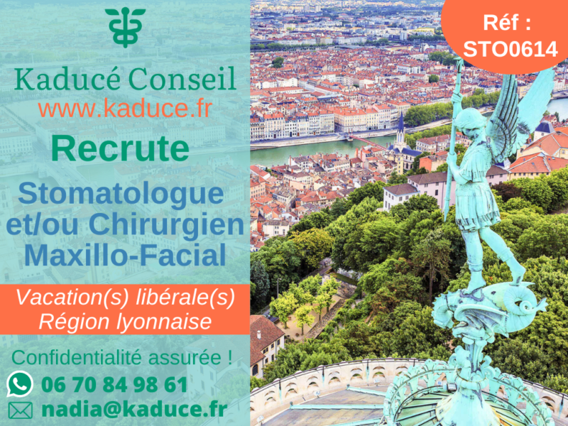 Vacation(s) Opératoire(s) libérale(s) pour Chirurgien Maxillo-Facial et/ou Stomatologue - Région Lyonnaise 👩‍⚕️👨‍⚕️