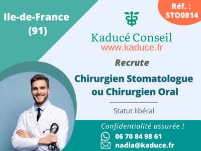 📣 Offre d’installation libérale pour Chirurgien Oral ou Stomatologue 🦷 – Ile-de-France (91) 📍